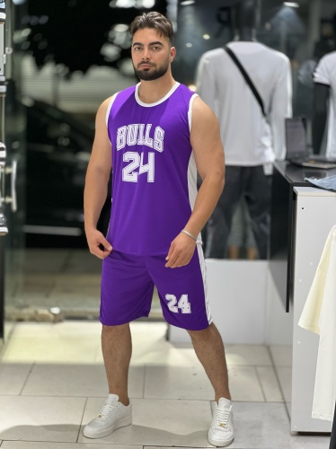 ست ورزشی bulls بنفش