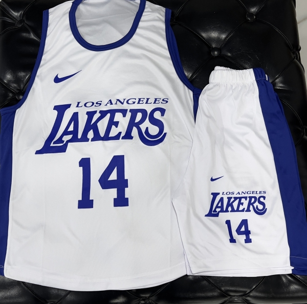 ست ورزشی Lakers سفید آبی