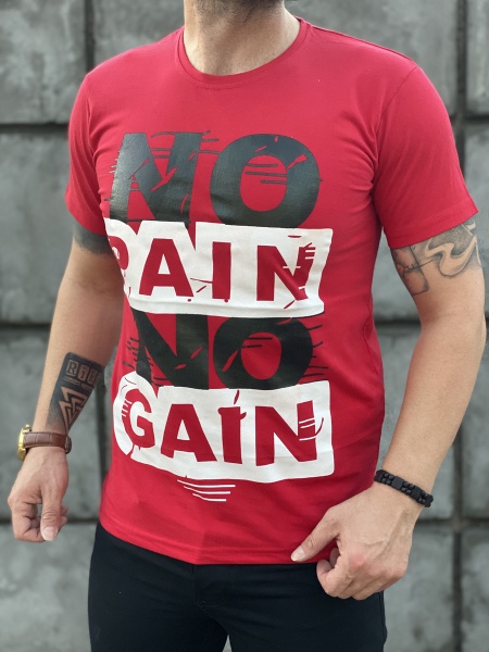 تیشرت آستین کوتاه NO PAIN NO GAIN رنگبندی