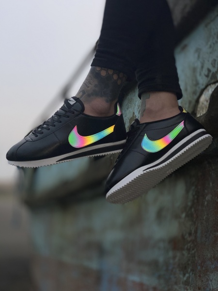 کتونی Nike Cortez مشکی هفت رنگ