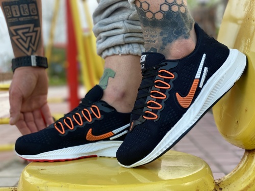 کتونی اسپرت Nike Zoom مشکی نارنجی