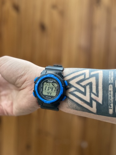 ساعت دیجیتال طرح G-SHOCK رنگ مشکی آبی