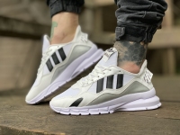 کتونی 3خط Adidas سفید مشکی