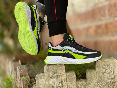 کتونی اسپرت نایک Airmax مشکی فسفری