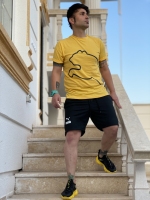 ست تیشرت و شلوارک Puma زرد