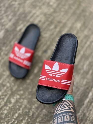 دمپایی Adidas قرمز سفید