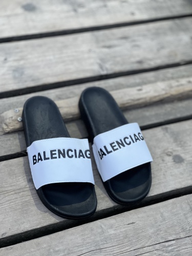 دمپایی Balenciaga سفید مشکی