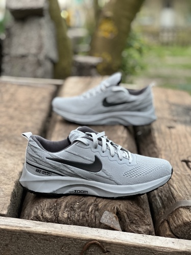 کتونی سایز بزرگ Nike Zoom طوسی