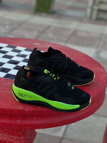 کتونی اسپرت Adidas boost مشکی سبز