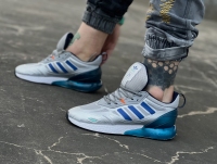 کتونی Adidas ZX طوسی آبی