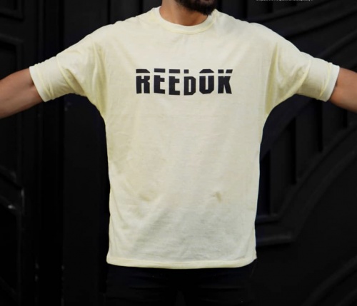 تیشرت آستین کوتاه Reebok لیمویی