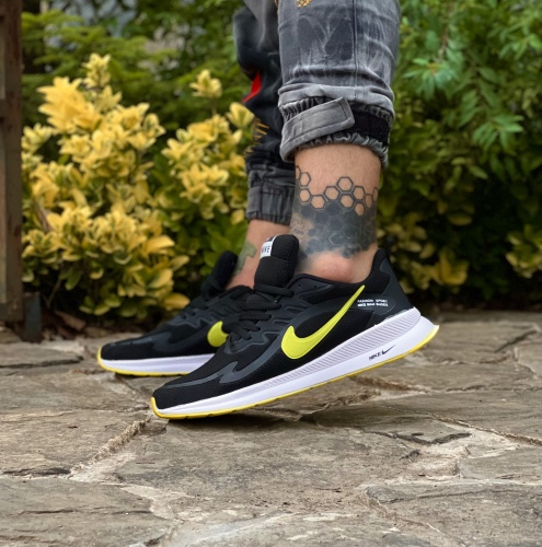 کتونی اسپرت Nike Max مشکی زرد