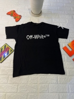 تیشرت آستین کوتاه off-white مشکی