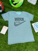 تیشرت آستین کوتاه NEW NIKE BEST آبی طوسی