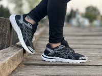 کتونی asics سایز بزرگ مشکی سفید