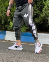 شلوار اسلش سایز بزرگ NEW ADIDAS طوسی روشن