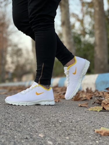 کتونی NIKE سفید زرد