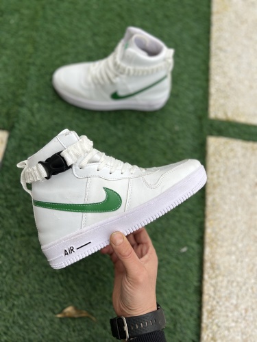 کتونی ساقدار NIKE AIR سفید سبز