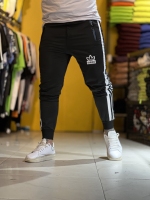 شلوار اسلش سه خط NEW ADIDAS مشکی سفید