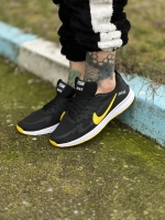 کتونی جدید سایز بزرگ NIKE MAX مشکی زرد