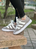 کفش کتونی سه خط ADIDAS طوسی روشن