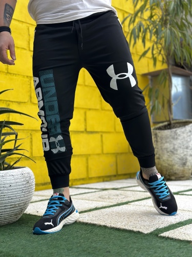 شلوار اسلش under armour مشکی آبی