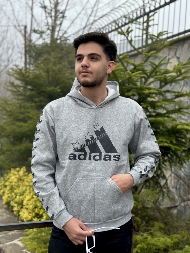 هودی ADIDAS NEW طوسی