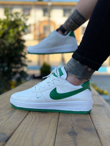 کفش کتونی NIKE AIR سفید سبز