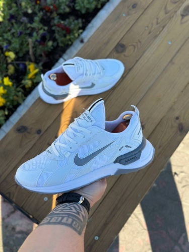 کتونی اسپرت NIKE AIR MAX سفید طوسی