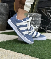 کفش کتونی سه خط ADIDAS آبی