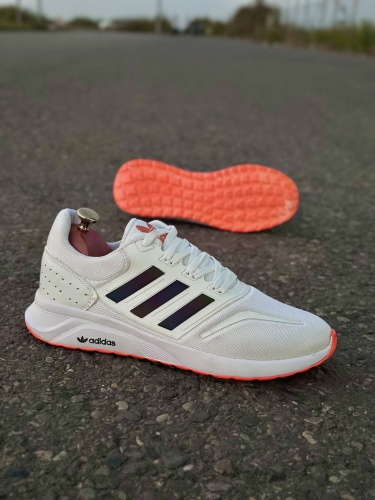 کتونی اسپرت سه خط ADIDAS سفید هفت رنگ