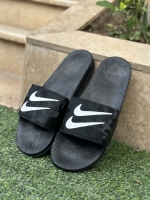 دمپایی دو NIKE مشکی سفید چریک