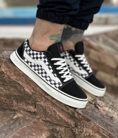 کتونی VANS ALLSTAR شطرنجی مشکی سفید