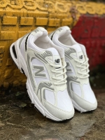 کتونی New Balance ریکه سفید طوسی