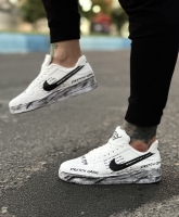 کتونی اسپرت NIKE AIR FORCE کاستوم سفید