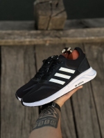 کتونی اسپرت سه خط ADIDAS مشکی سفید