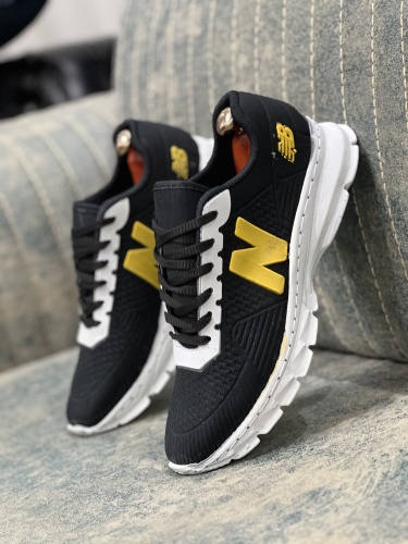 کتونی حراجی NeW Balance مشکی زرد