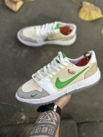 کتونی اسپرت NIKE AIR NEW سفید کرم سبز