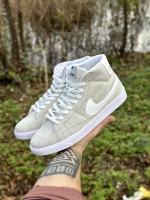 کتونی ساقدار NIKE blazer کرم