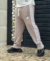 شلوار اسلش adidas سه خط کرم