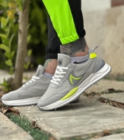 کتونی اسپرت NEW NIKE طوسی فسفری