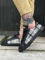 کتونی اسپرت VANS چهارخونه مشکی