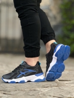 کتونی اسپرت سایز میانه ASICS مشکی آبی