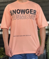 تیشرت آستین کوتاه SNOWGER گلبهی