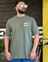 تیشرت آستین کوتاه سایز بزرگ دو NIKE سبز کمرنگ