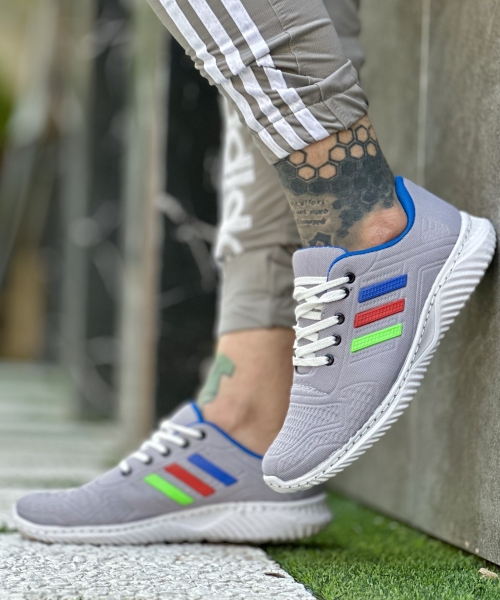 کتونی حراجی ADIDAS طوسی