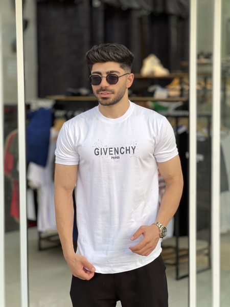 تیشرت آستین کش Givenchy سفید