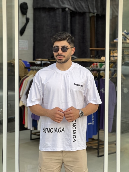 تیشرت دو تیکه Balenciaga سفید