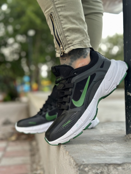 کتونی اسپرت NIKE BRAND مشکی سبز