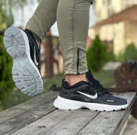 کتونی اسپرت NIKE BRAND مشکی طوسی